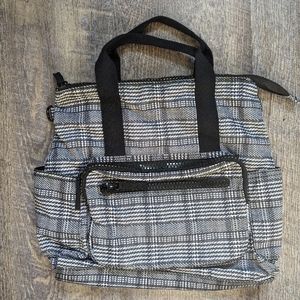 Wild fable nylon herringbone/plaid bag